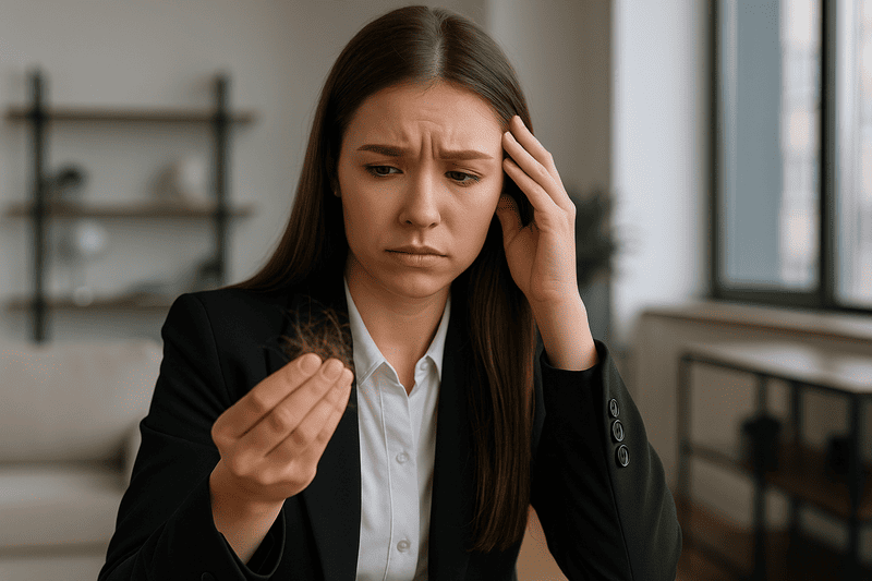 Stressbedingter Haarausfall – das kannst du dagegen tun
