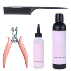 großes Bonding Remover-Set für Bonding Extensions aus Echthaar - Hair2Heart