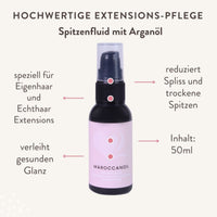 Spitzenfluid mit Arganöl für Echthaar Extensions - Hair2Heart