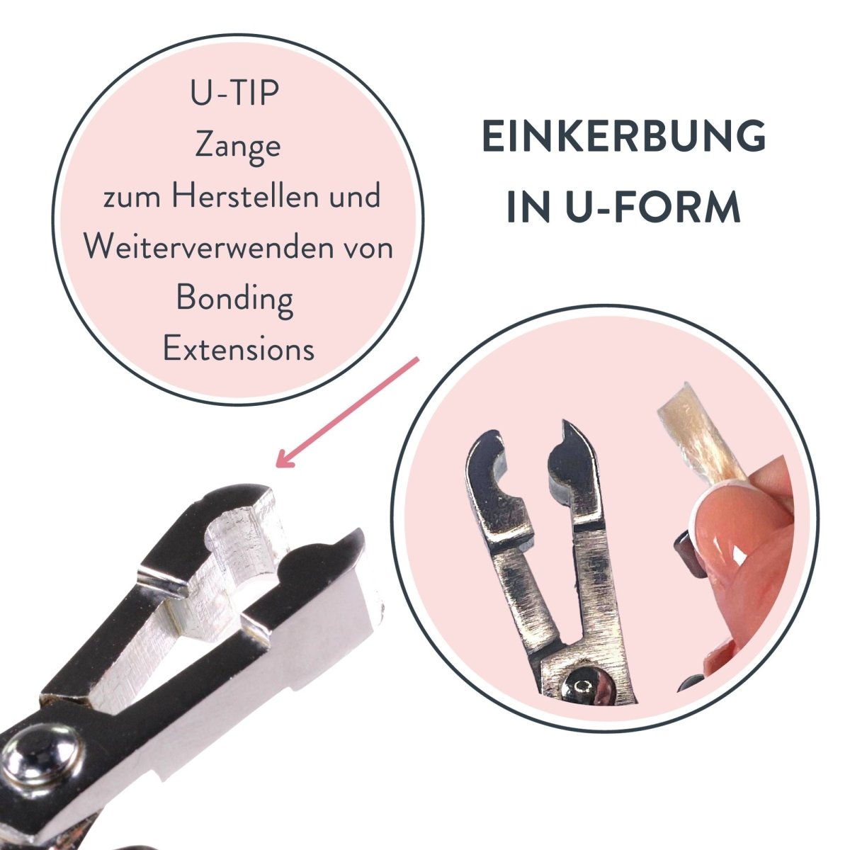 U-Tip Zange für Bonding Extensions - Hair2Heart