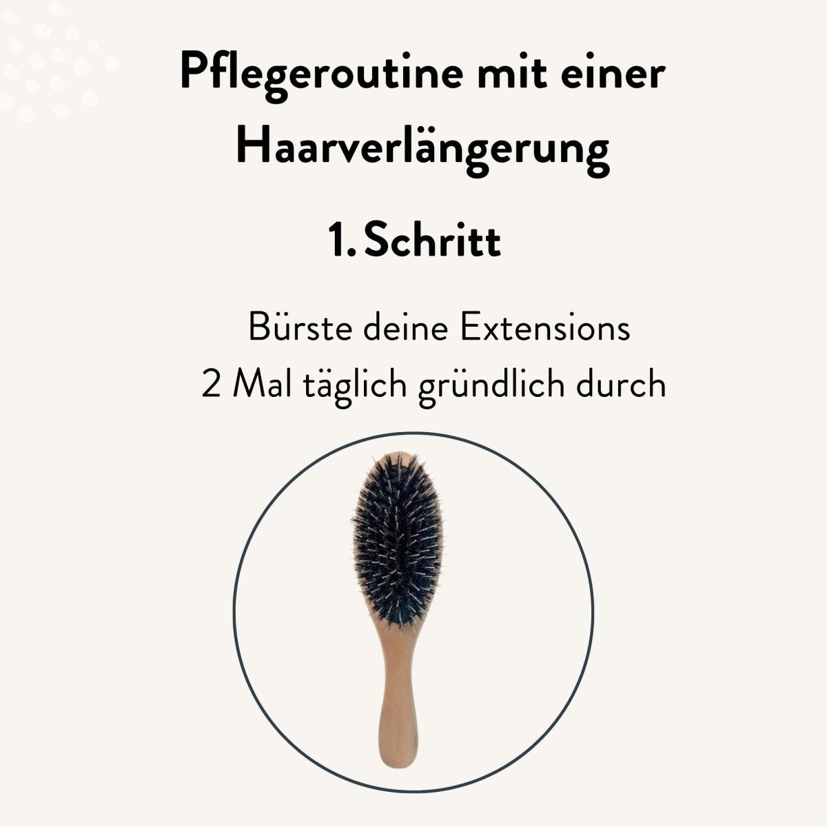 Großes Pflegeset für Extensions aus Echthaar - Hair2Heart
