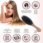 Bürste für Extensions - Holz Haarbürste - Hair2Heart