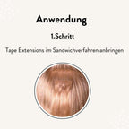 Fixierzange für Tape Extensions aus echthaar - Hair2Heart