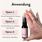 Spitzenfluid mit Arganöl für Echthaar Extensions - Hair2Heart