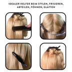 4 x Abteilklammern zum Anbringen von Extensions - Hair2Heart