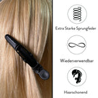 4 x Abteilklammern zum Anbringen von Extensions - Hair2Heart