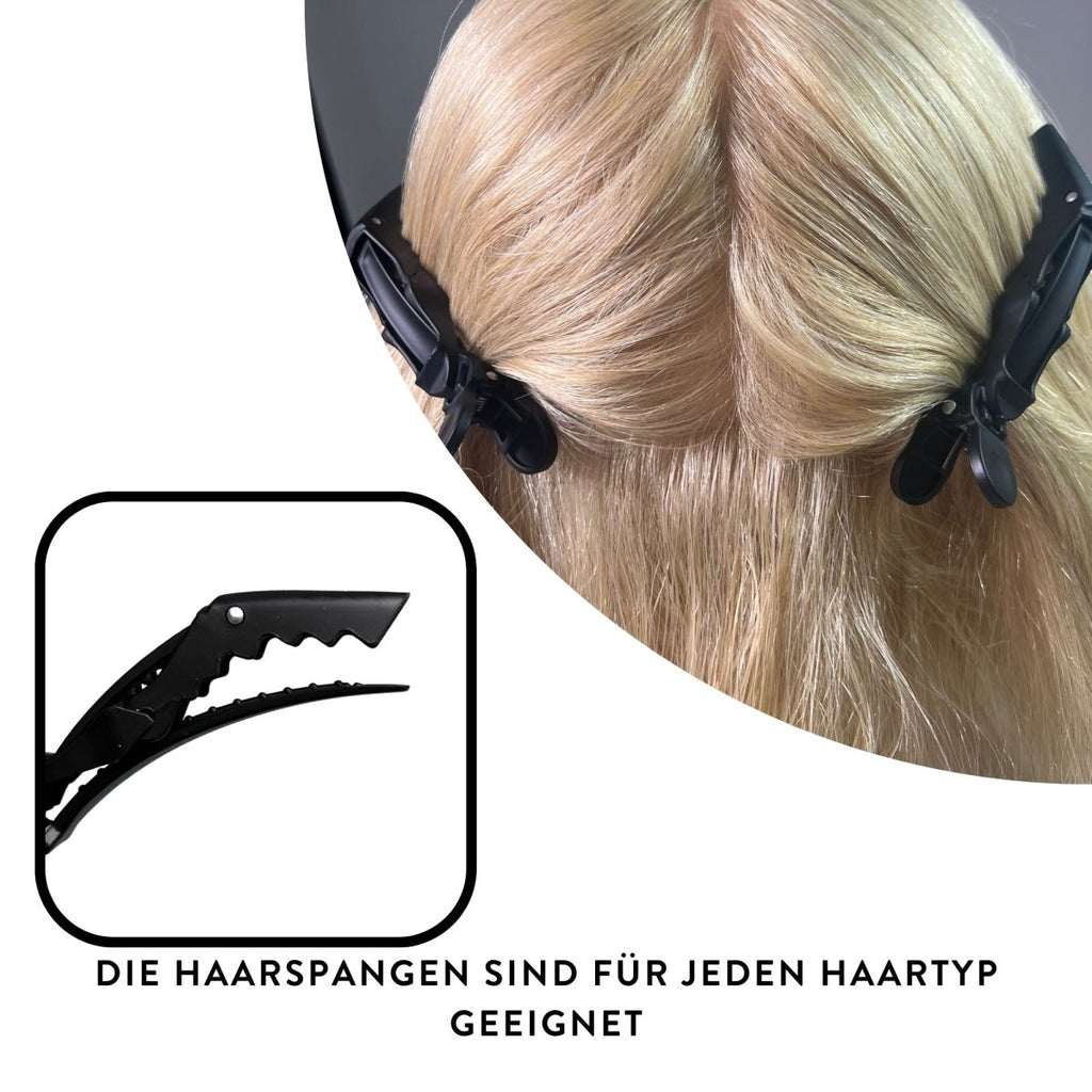 4 x Abteilklammern zum Anbringen von Extensions - Hair2Heart
