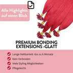 Premium Remy Bonding Extensions - Hair2Heart