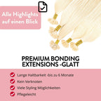 Premium Remy Bonding Extensions - Hair2Heart