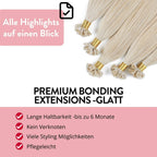 Premium Remy Bonding Extensions - Hair2Heart