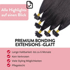 Premium Remy Bonding Extensions - Hair2Heart
