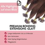 Premium Remy Bonding Extensions - Hair2Heart