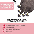 Premium Remy Bonding Extensions - Hair2Heart