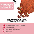 Premium Remy Bonding Extensions - Hair2Heart