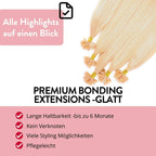 Premium Remy Bonding Extensions - Hair2Heart