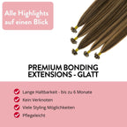 Premium Remy Bonding Extensions - Hair2Heart