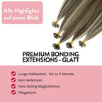 Premium Remy Bonding Extensions - Hair2Heart
