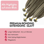 Premium Remy Bonding Extensions - Hair2Heart