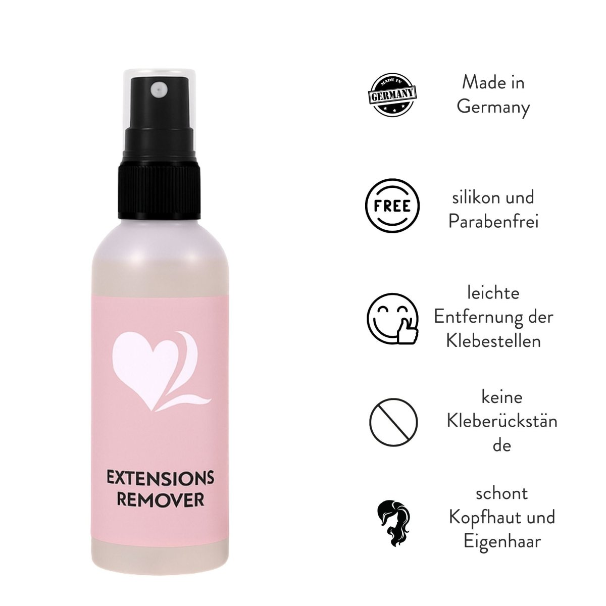 Bondinglöser 100ml für Bonding Extensions Remover - Hair2Heart