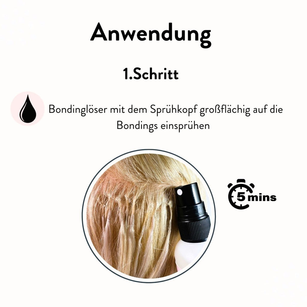 Bondinglöser 100ml für Bonding Extensions Remover - Hair2Heart