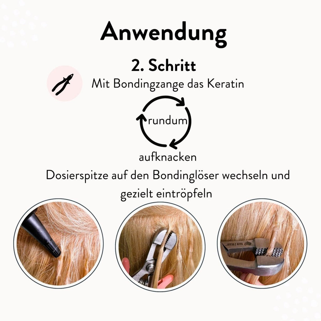 Bondinglöser 100ml für Bonding Extensions Remover - Hair2Heart