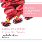 Bonding Extensions gewellt aus Remy Echthaar - Hair2Heart