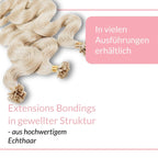 Bonding Extensions gewellt aus Remy Echthaar - Hair2Heart