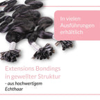 Bonding Extensions gewellt aus Remy Echthaar - Hair2Heart
