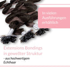 Bonding Extensions gewellt aus Remy Echthaar - Hair2Heart