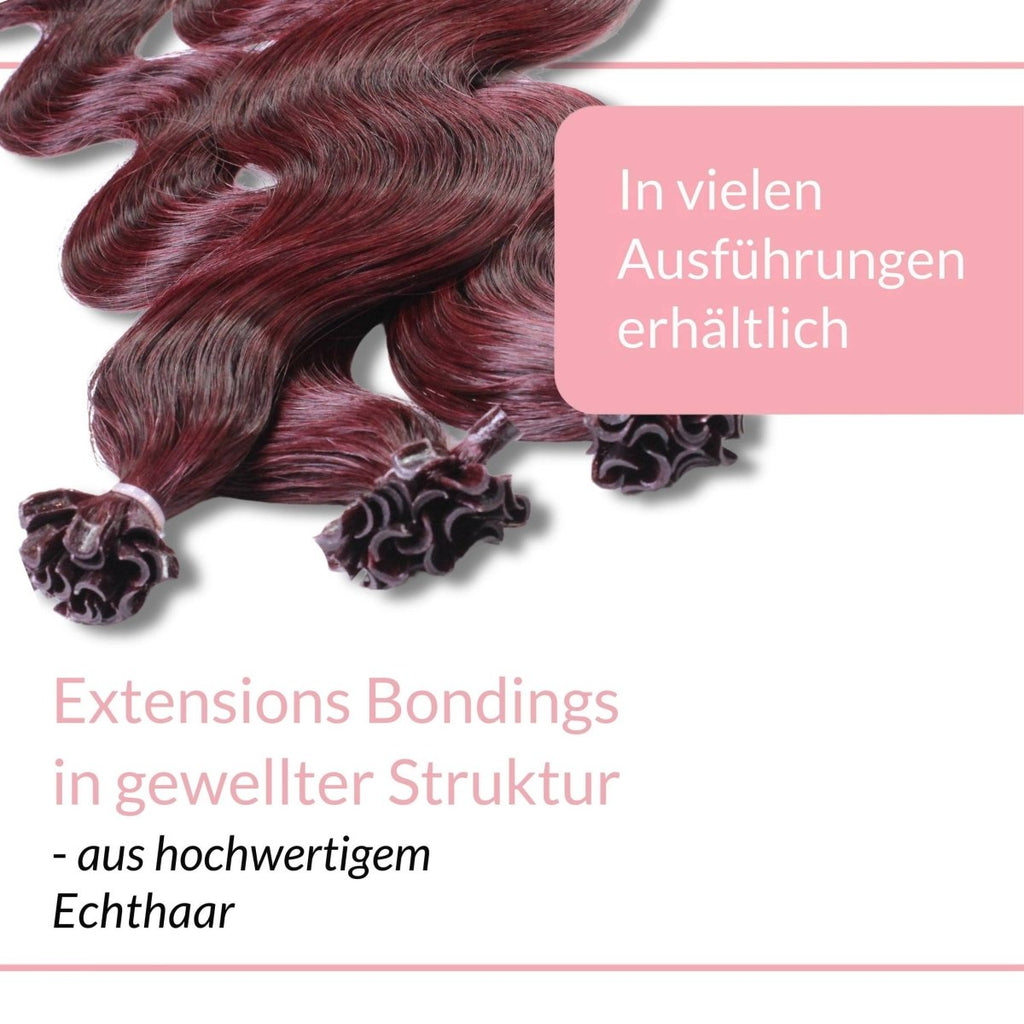 Bonding Extensions gewellt aus Remy Echthaar - Hair2Heart