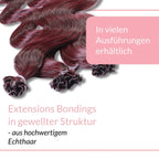Bonding Extensions gewellt aus Remy Echthaar - Hair2Heart
