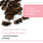 Bonding Extensions gewellt aus Remy Echthaar - Hair2Heart