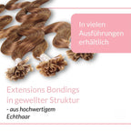 Bonding Extensions gewellt aus Remy Echthaar - Hair2Heart