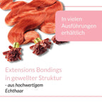 Bonding Extensions gewellt aus Remy Echthaar - Hair2Heart