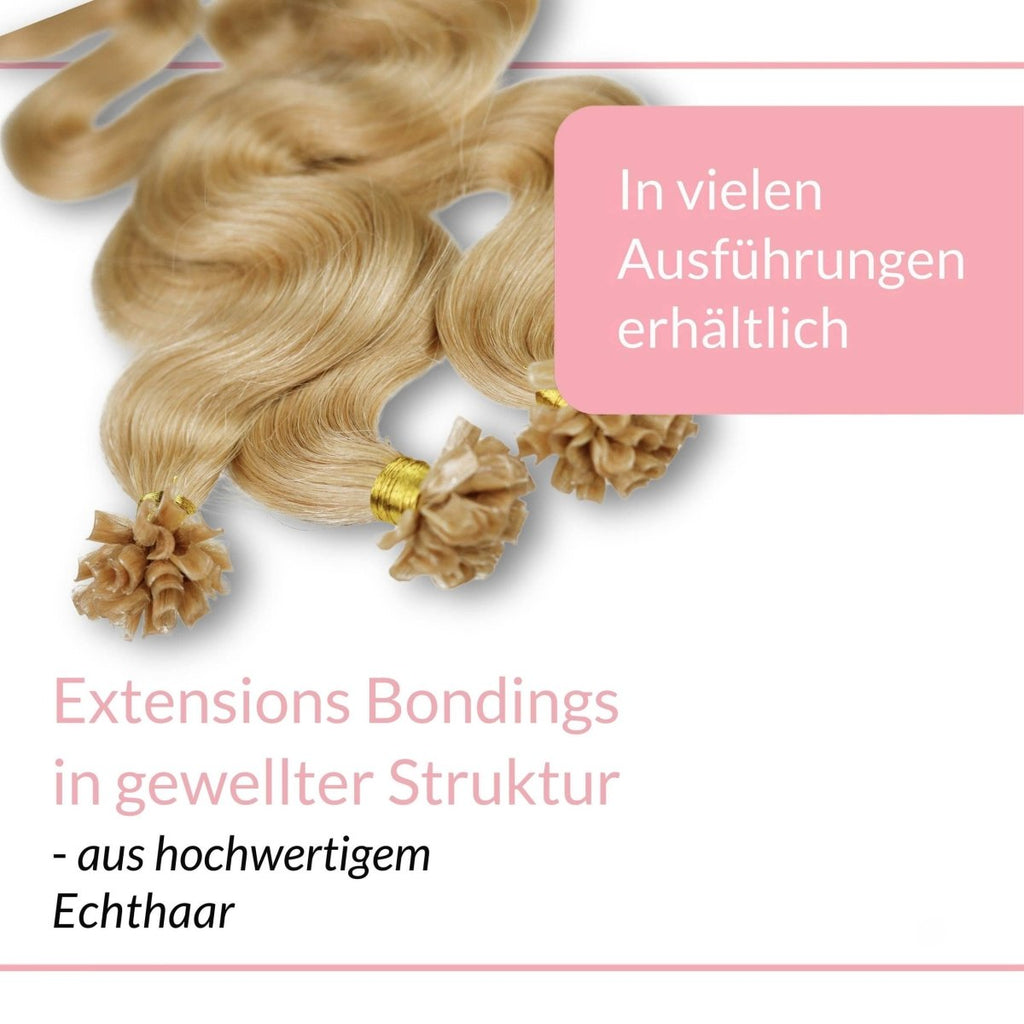 Bonding Extensions gewellt aus Remy Echthaar - Hair2Heart