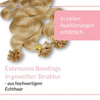 Bonding Extensions gewellt aus Remy Echthaar - Hair2Heart
