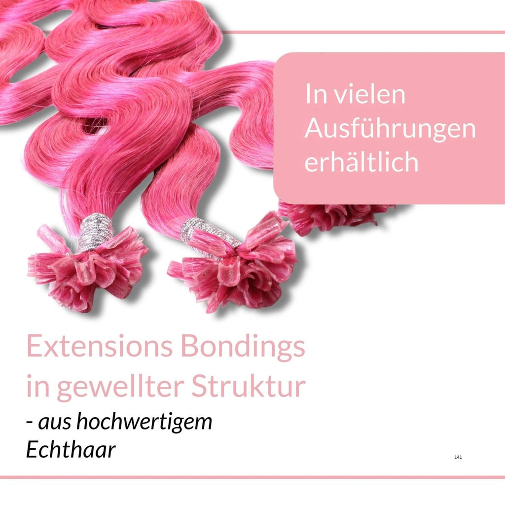 Bonding Extensions gewellt aus Remy Echthaar - Hair2Heart