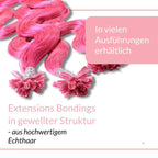 Bonding Extensions gewellt aus Remy Echthaar - Hair2Heart
