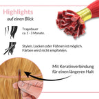 Bonding Extensions - glatt - Hair2Heart