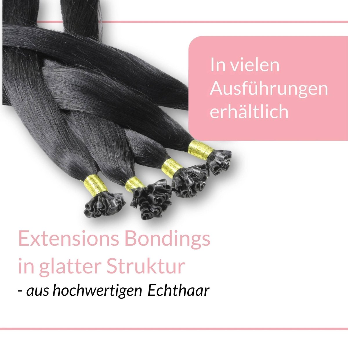 Bonding Extensions - glatt - Hair2Heart