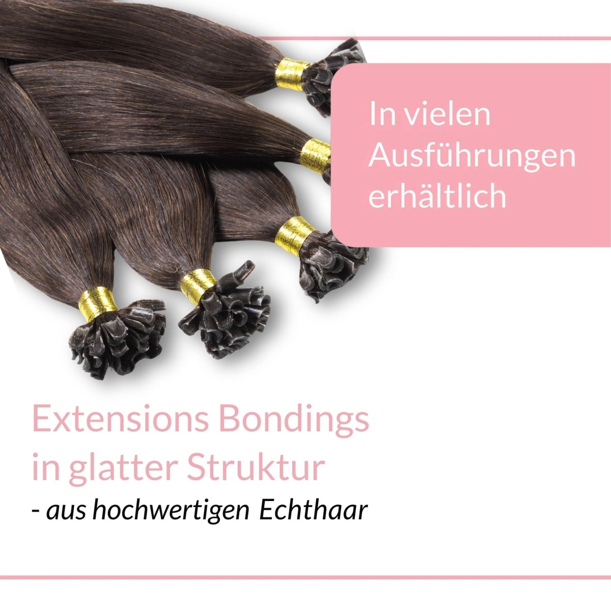 Bonding Extensions - glatt - Hair2Heart