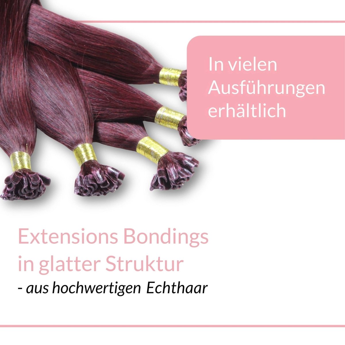 Bonding Extensions - glatt - Hair2Heart