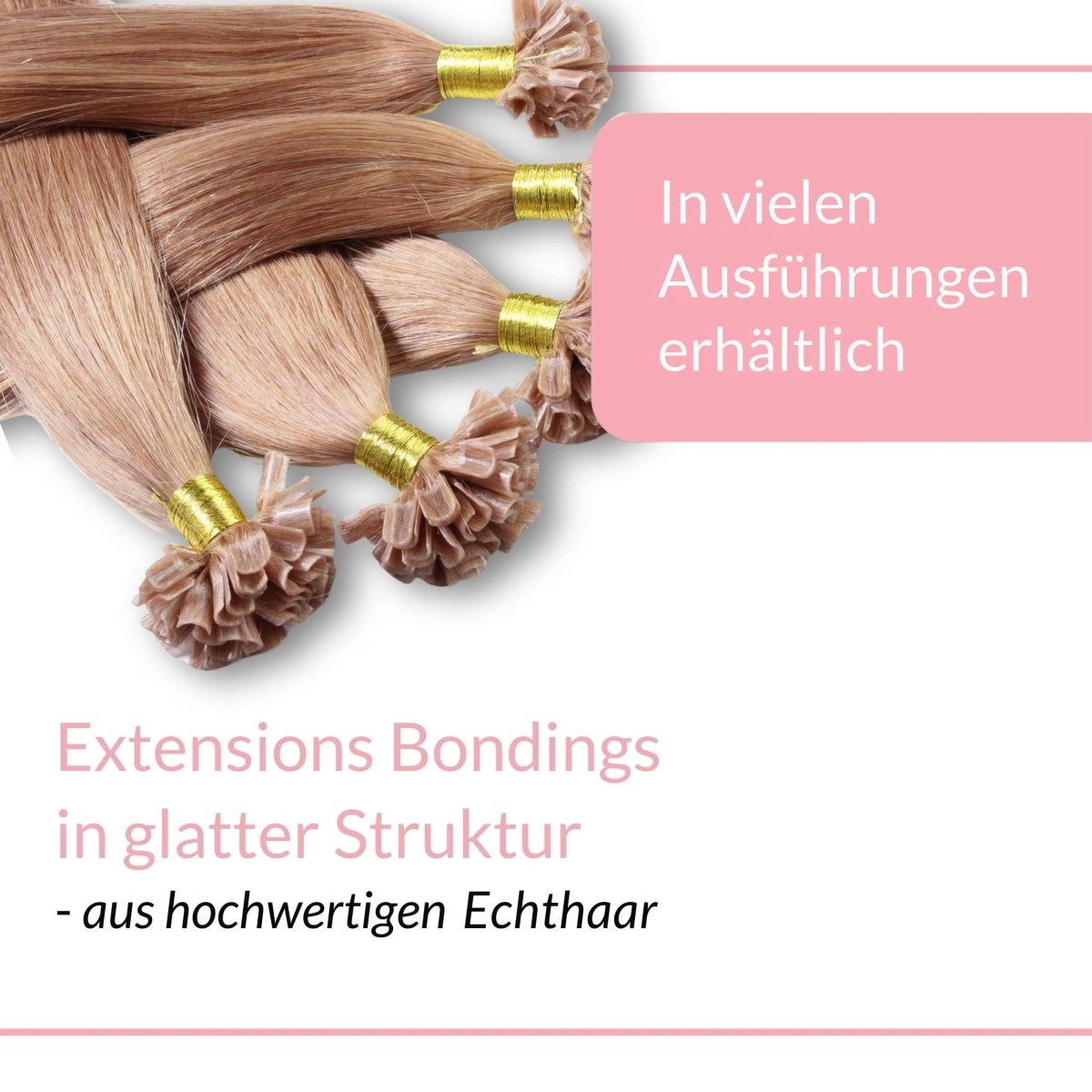 Bonding Extensions - glatt - Hair2Heart