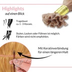 Bonding Extensions - glatt - Hair2Heart