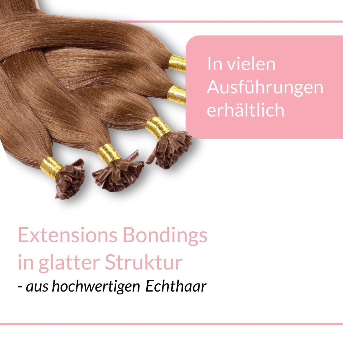 Bonding Extensions - glatt - Hair2Heart