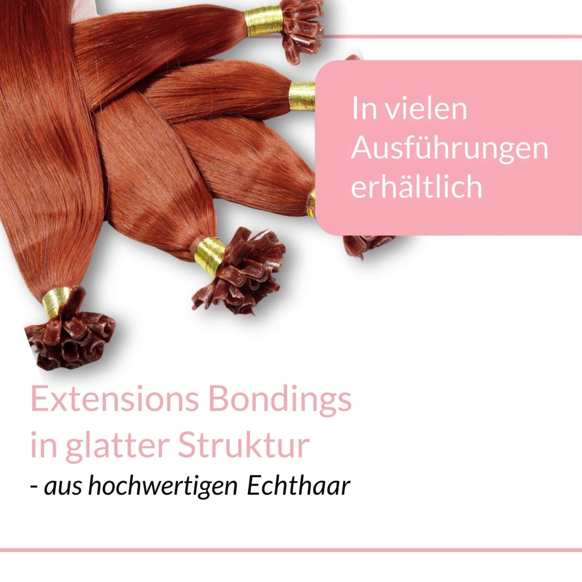 Bonding Extensions - glatt - Hair2Heart