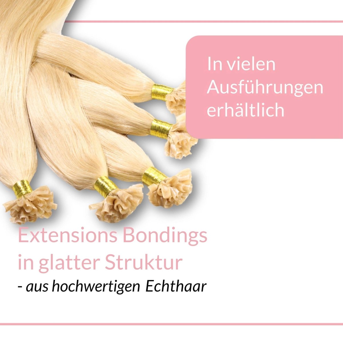 Bonding Extensions - glatt - Hair2Heart