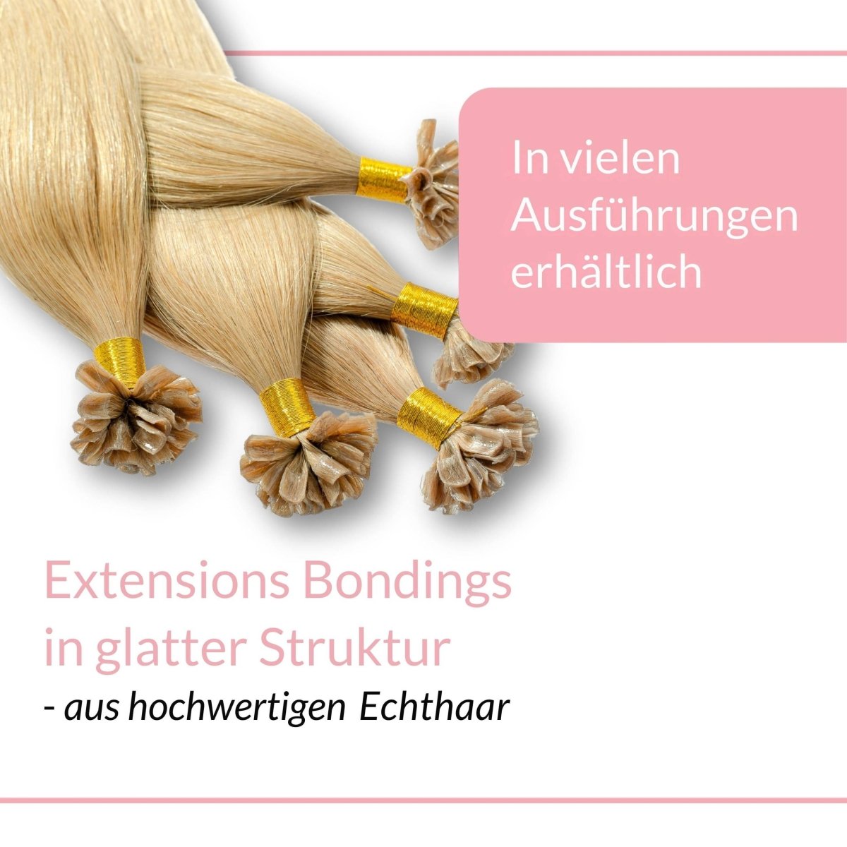 Bonding Extensions - glatt - Hair2Heart