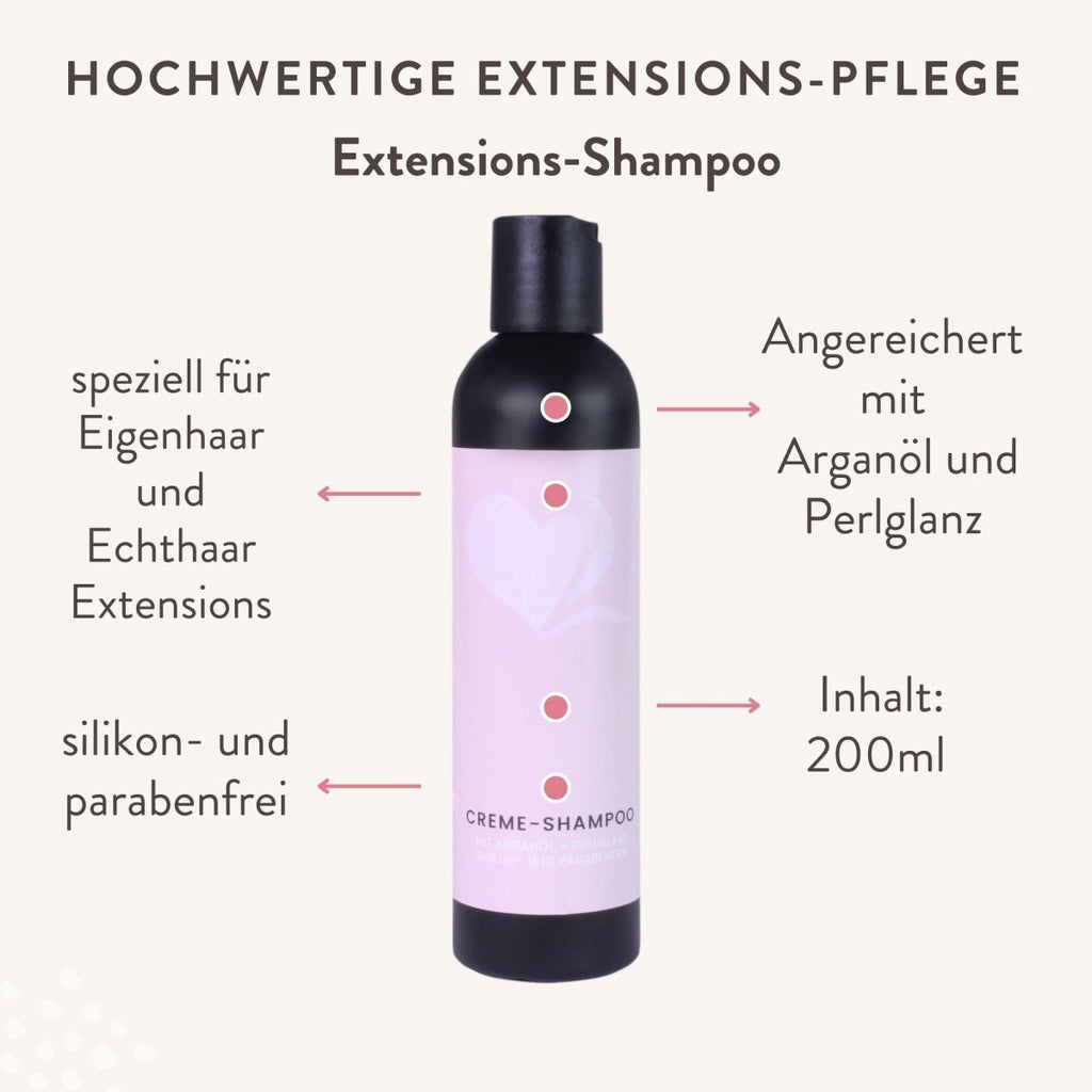 Extensions Shampoo 200ml Echthaar Remy - Hair2Heart