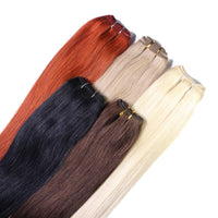 Glatte Echthaartresse Weft Weaving - Hair2Heart